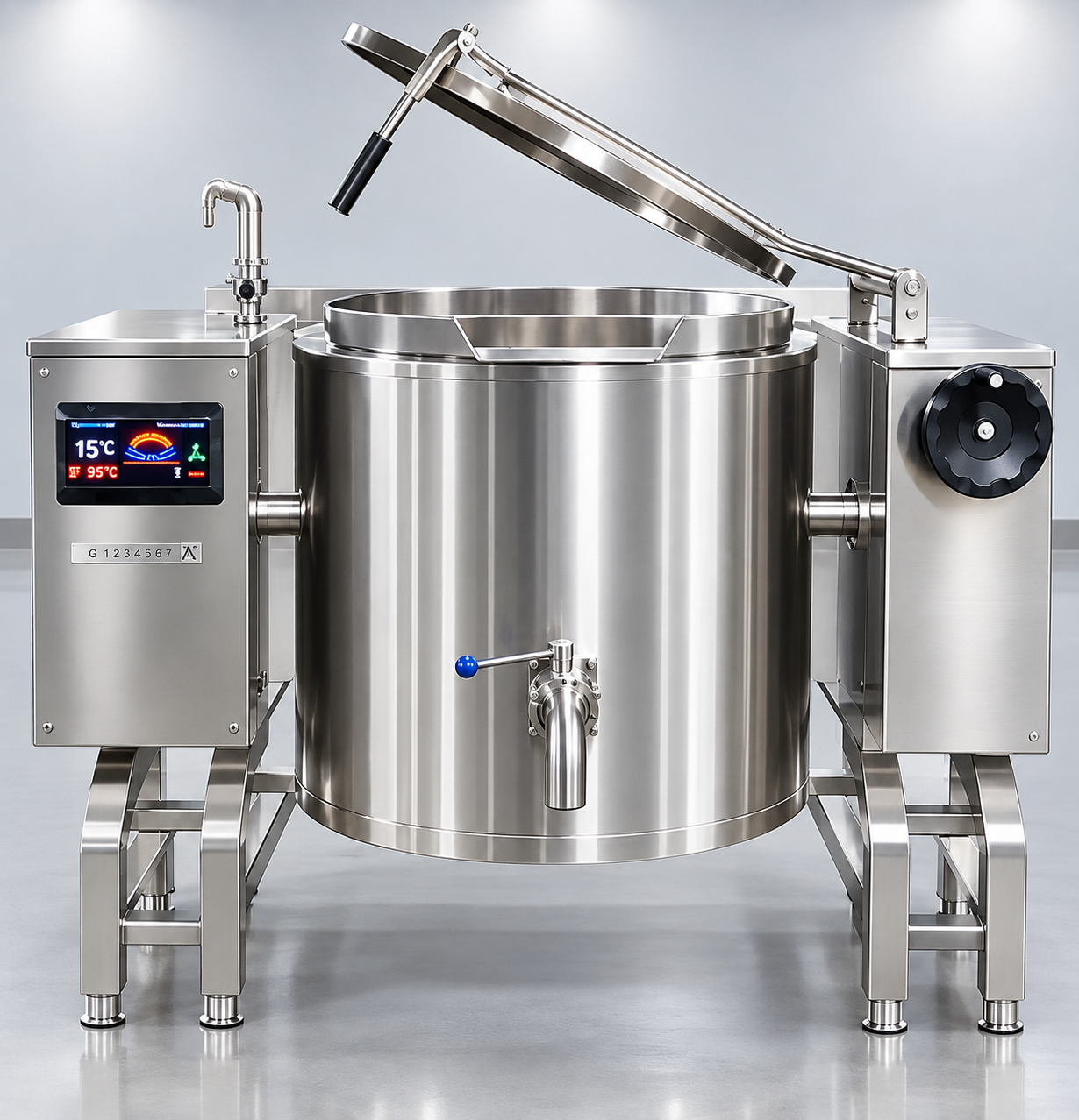 Rathin floor-standing commercial induction cooktops
