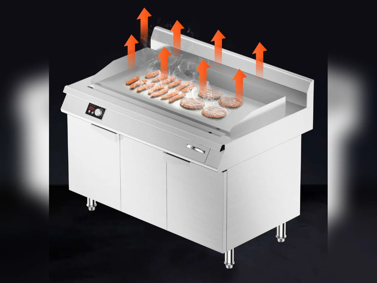Commercial Induction Griddle by Rathin