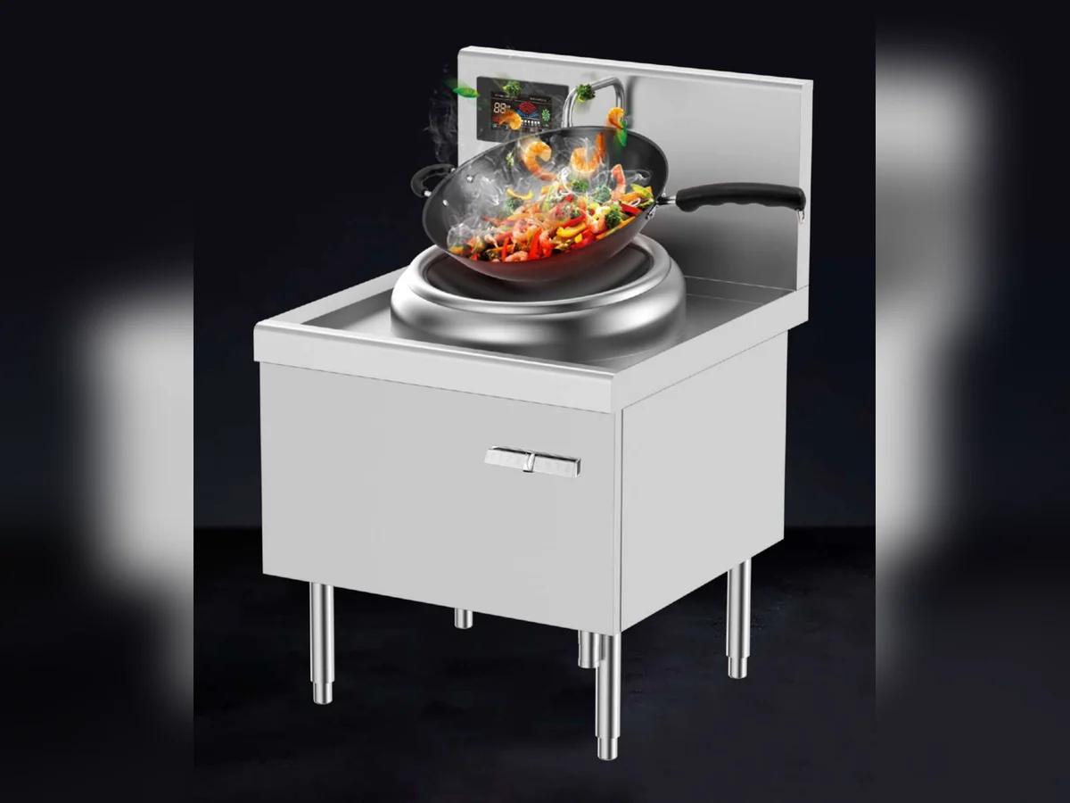 Commercial Induction Small Wok Cooker by Rathin
