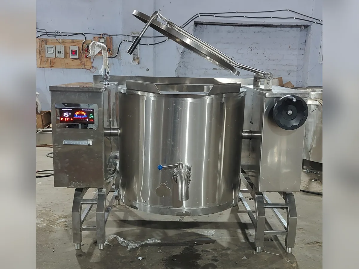 Rathin induction tilting boiling kettle